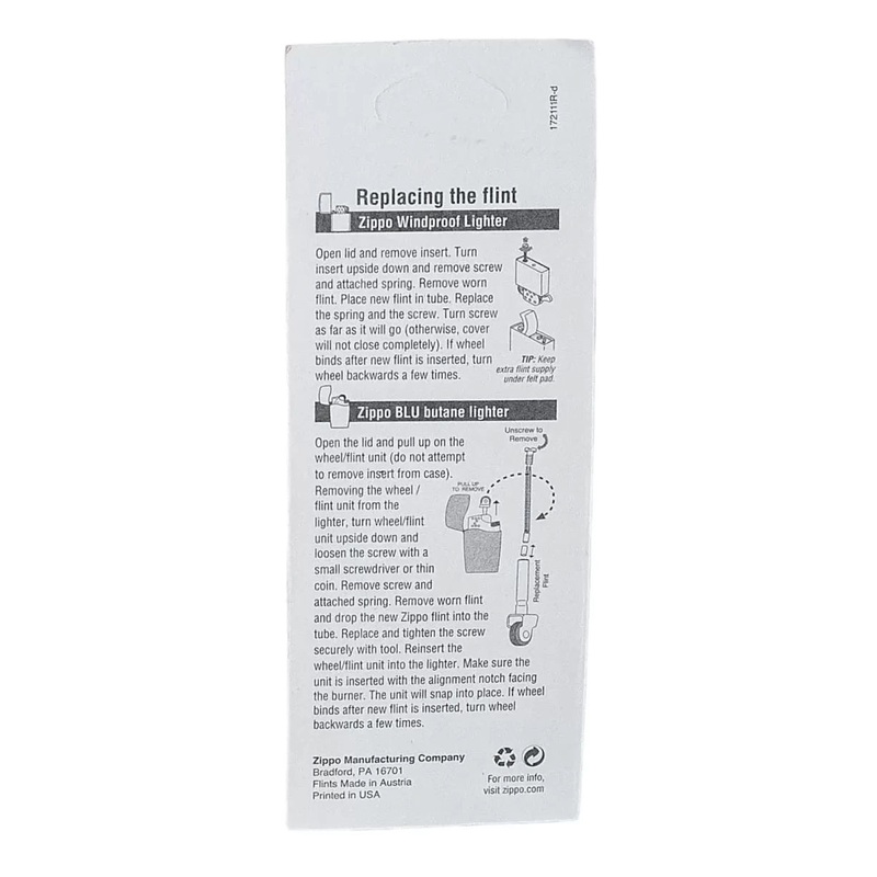 Zippo Replacement Flints Multi