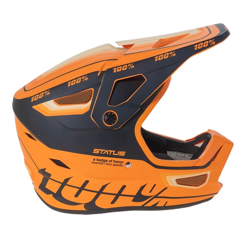 100 Percent Status Helmet Orange