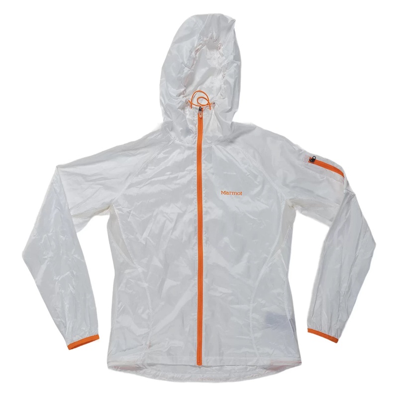 Marmot Trail Wind Hoody – Women’s White/Orange
