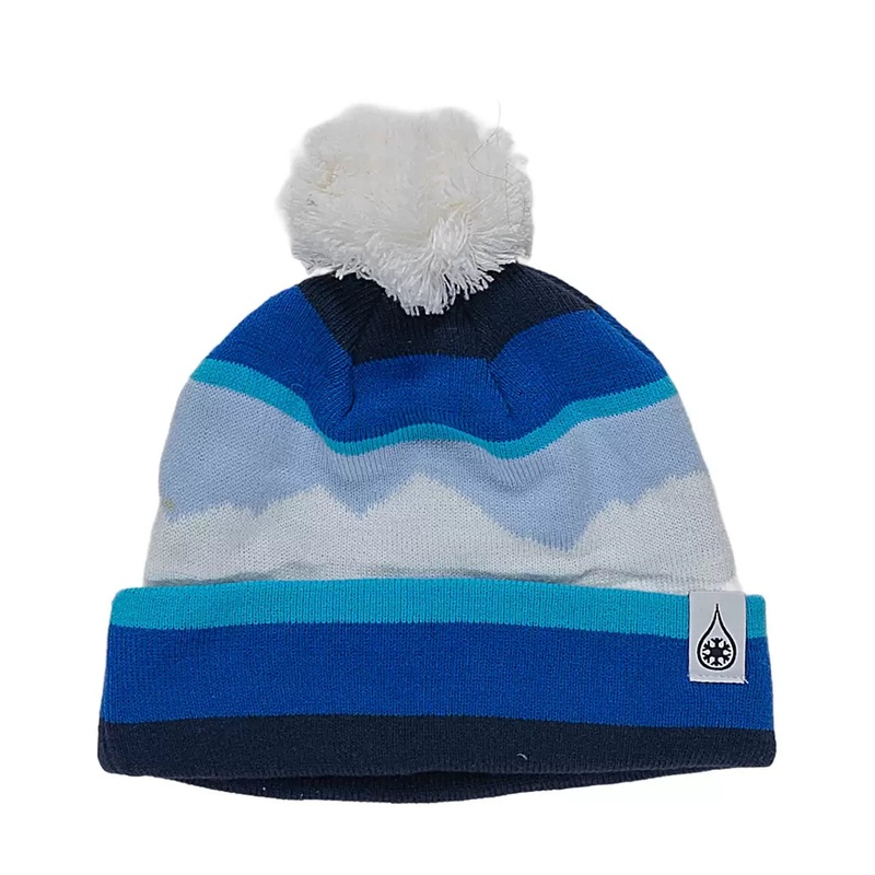 Kind Design Pom Beanie – Unisex Blue