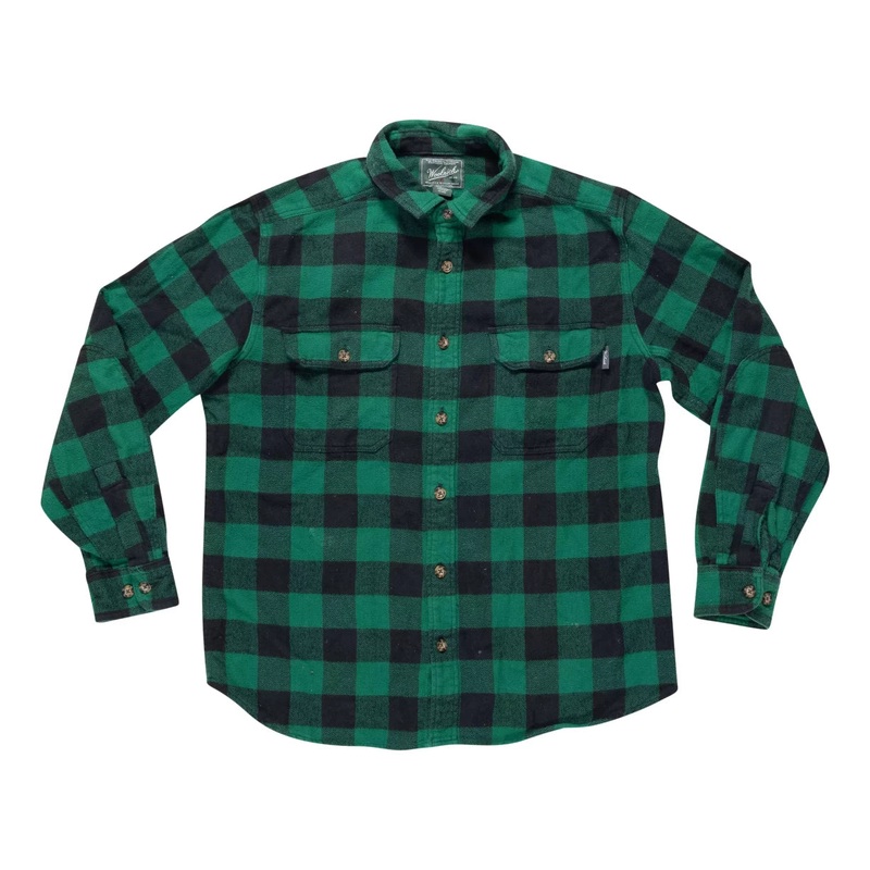 Woolrich Flannel Shirt – Men’s Green