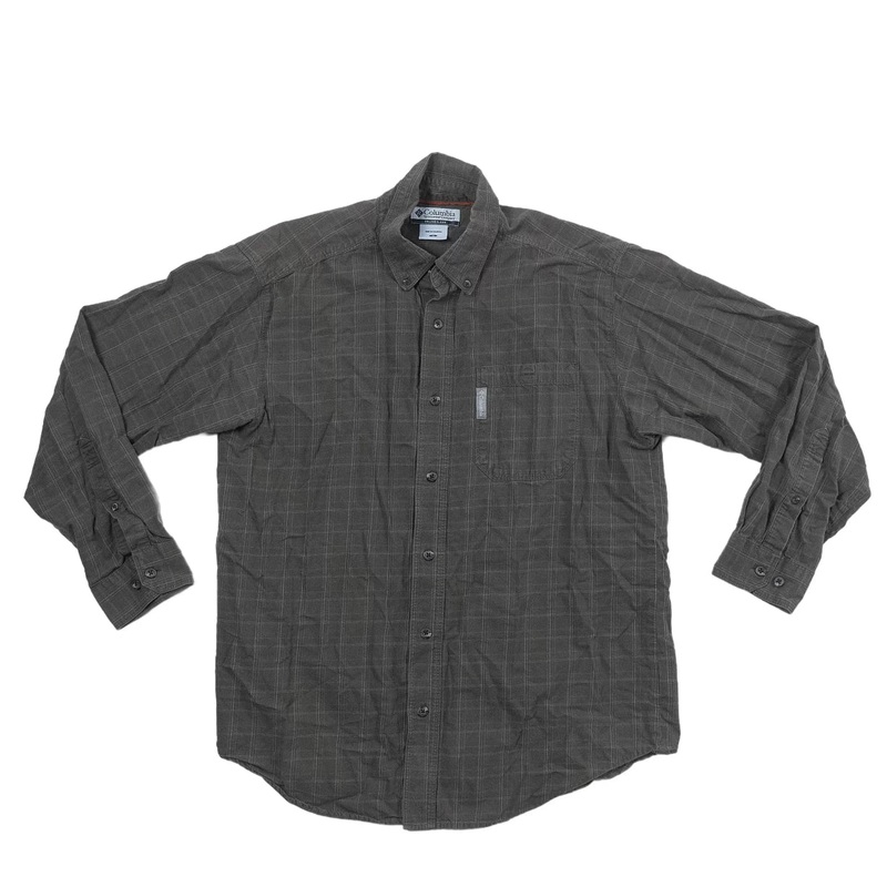 Columbia Long Sleeve Button Down Shirt – Men’s Green