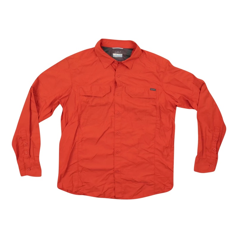 Columbia Long Sleeve Button Shirt – Men’s Orange