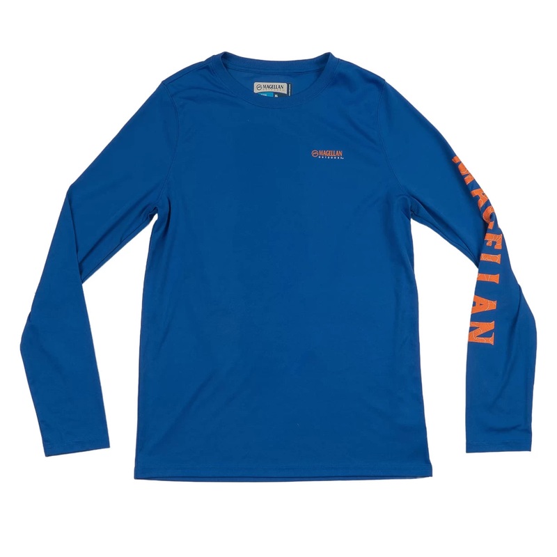 Magellan Outdoors Casting Crew Shirt Blue