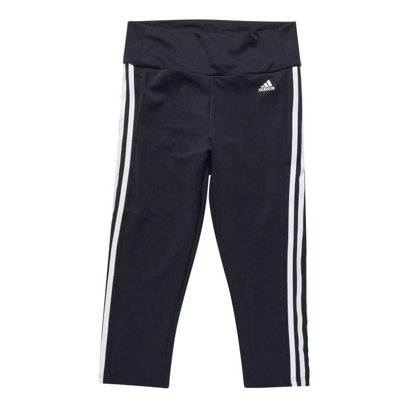 Adidas High Rise 3 Stripes 3/4 Legging – Women’s Black