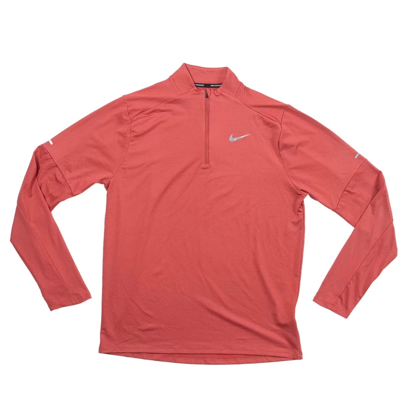 Nike Dri Fit Element 1/4 Zip Long Sleeve – Men’s Salmon