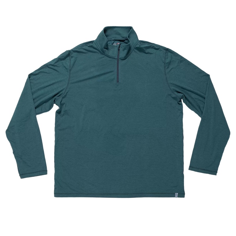 Marine Layer Weekend Sport 1/4 Zip – Men’s Teal