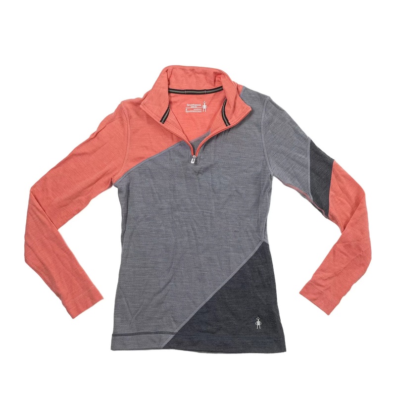 SmartWool Classic Thermal Merino Base Layer 1/4 Zip – Women’s Gray