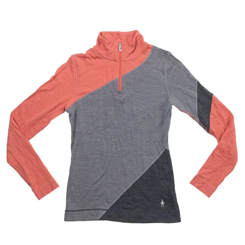 SmartWool Classic Thermal Merino Base Layer 1/4 Zip – Women’s Gray