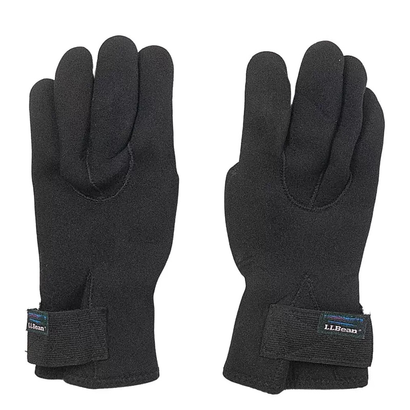 L.L. Bean Wetsuit Gloves Black