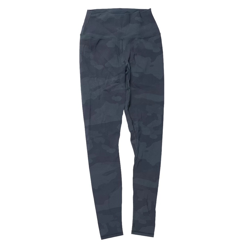 Alo High Waist Camo Vapor Leggings – Women’s Black Camo