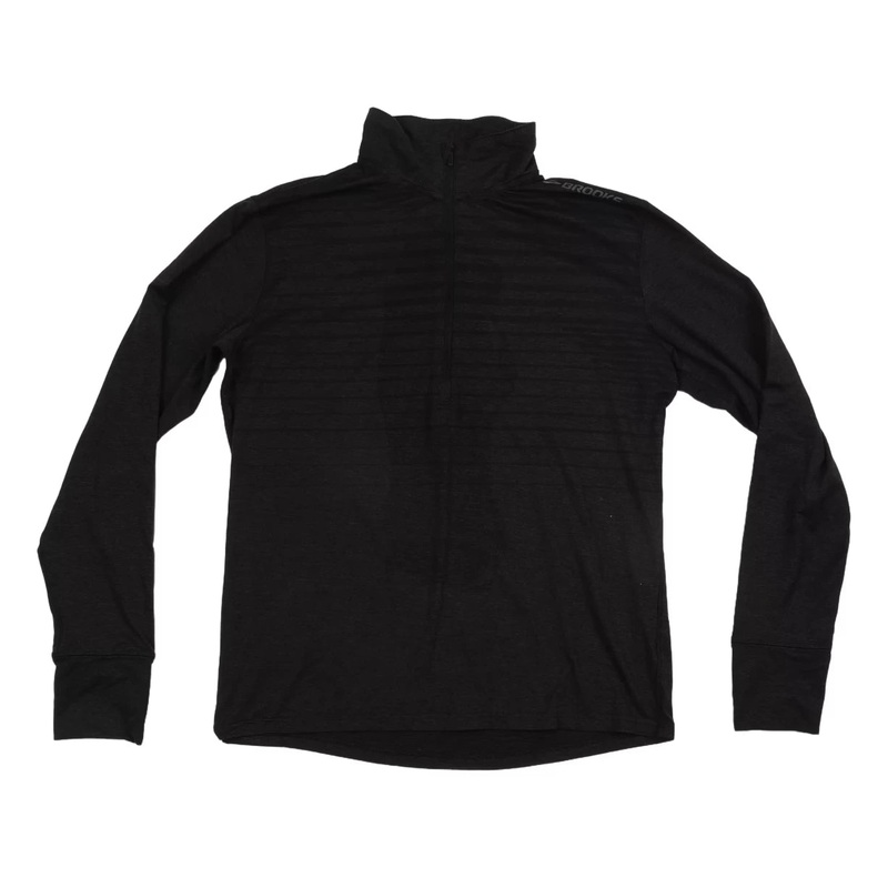 Brooks Half-Zip Long Sleeve – Men’s Black