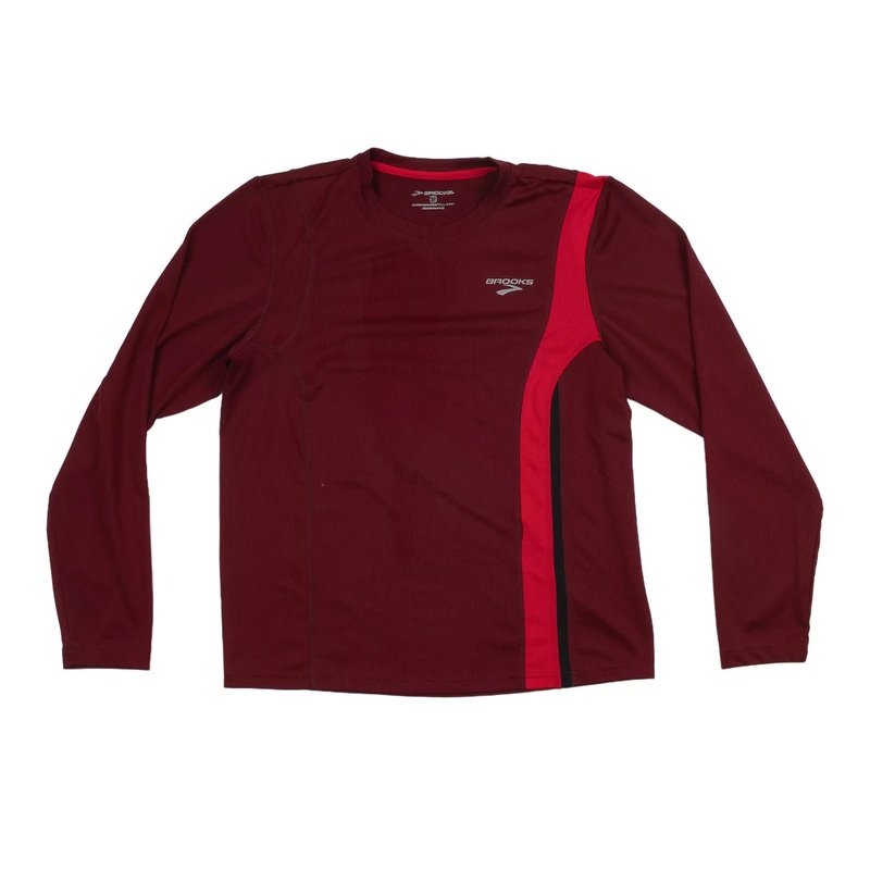Brooks Long Sleeve Shirt – Men’s Burgundy