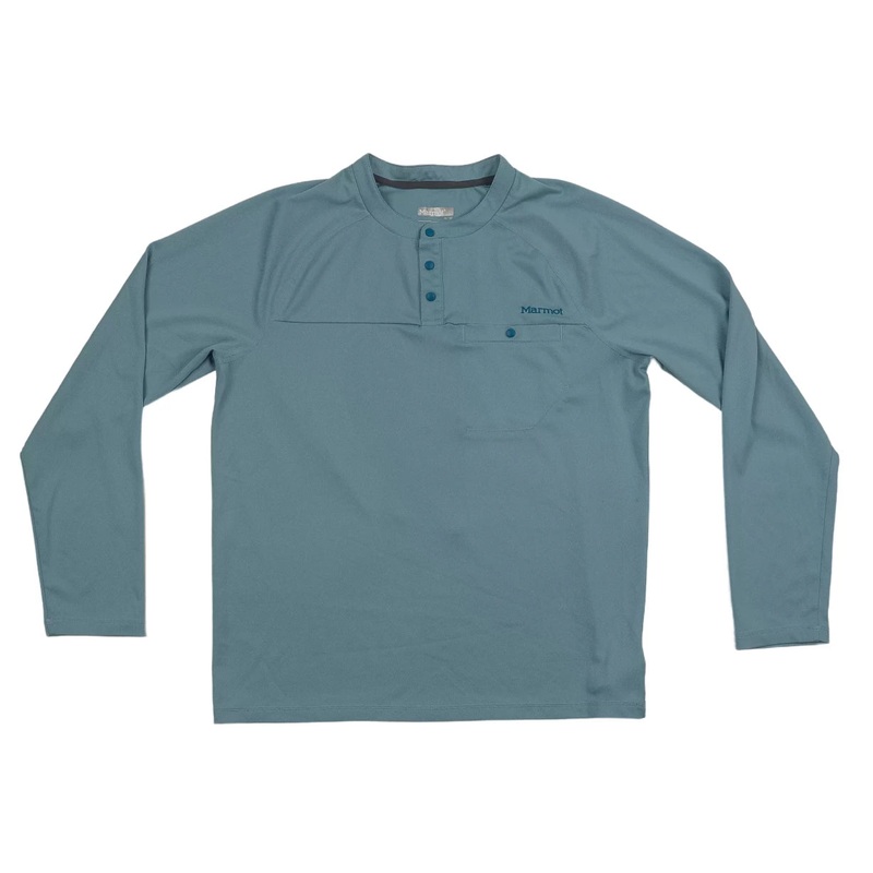 Marmot Henley Long Sleeve – Men’s Light Blue