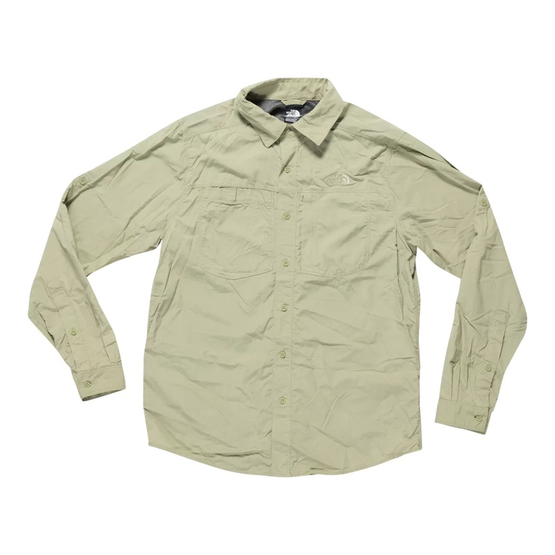 The North Face Long Sleeve Button Down Green