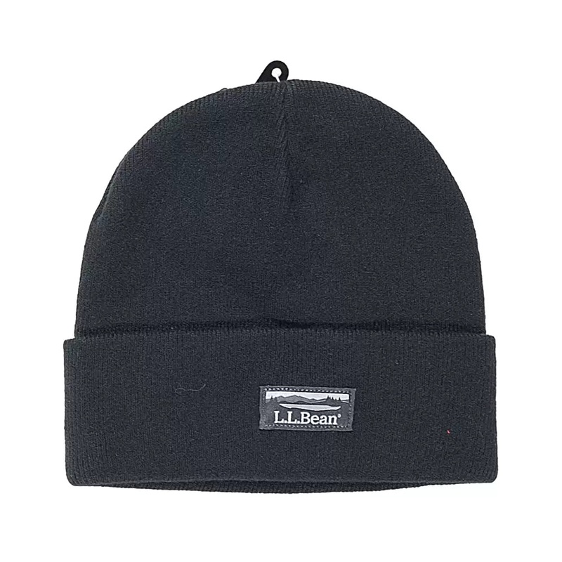 L.L. Bean Solid Beanie Black