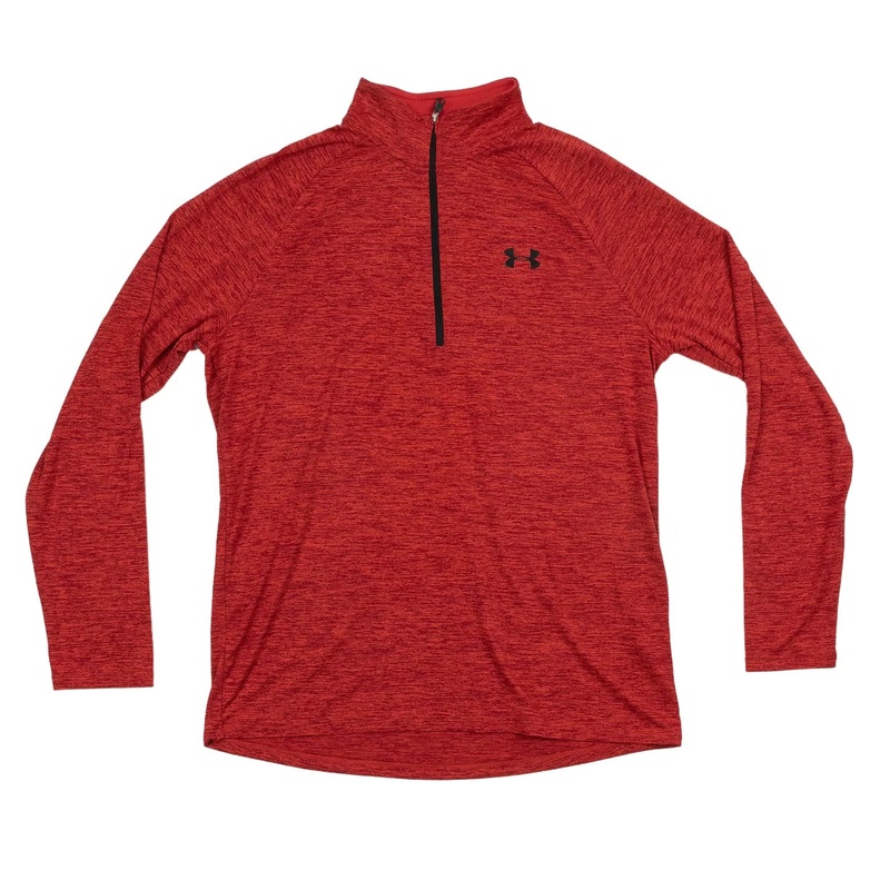 Under Armour Tech 1/2 Zip Long Sleeve – Men’s Red