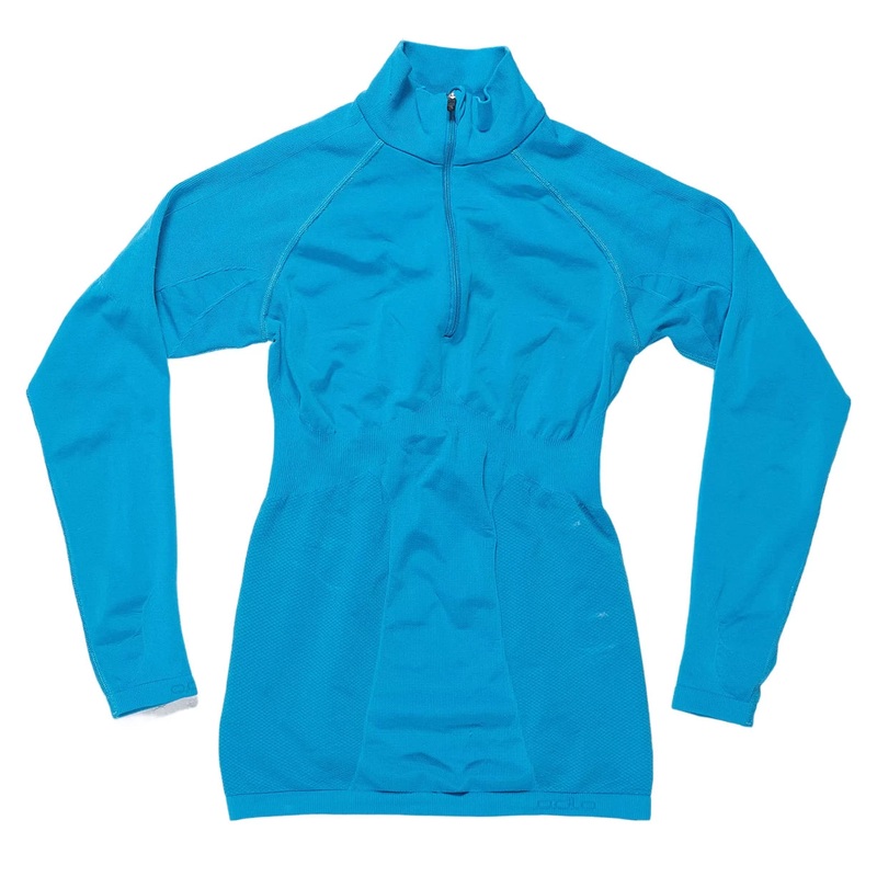 Odlo Base Layer Half Zip Blue