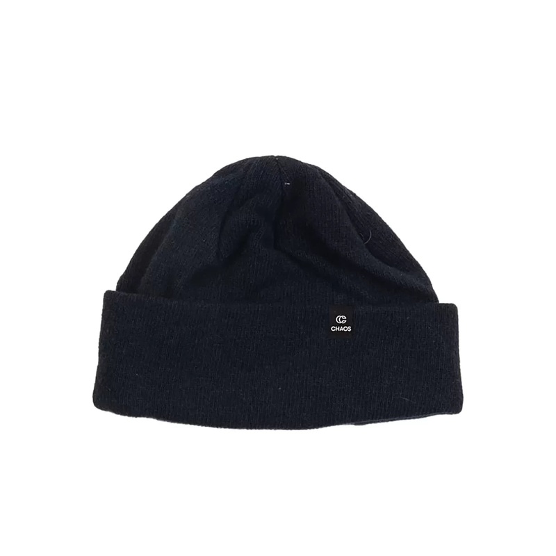 Chaos Wool Beanie – Unisex Navy