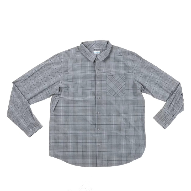 Columbia Silver Ridge Utility Lite Plaid Long-Sleeve Shirt – Men’s Gray