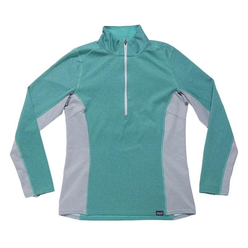 Patagonia Capilene Midweight Zip-Neck – Women’s Gray/Green