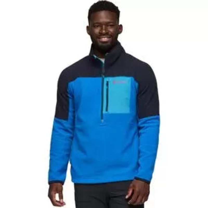 Cotopaxi Abrazo Fleece 1/2-Zip Jacket Carbon/Atlantic
