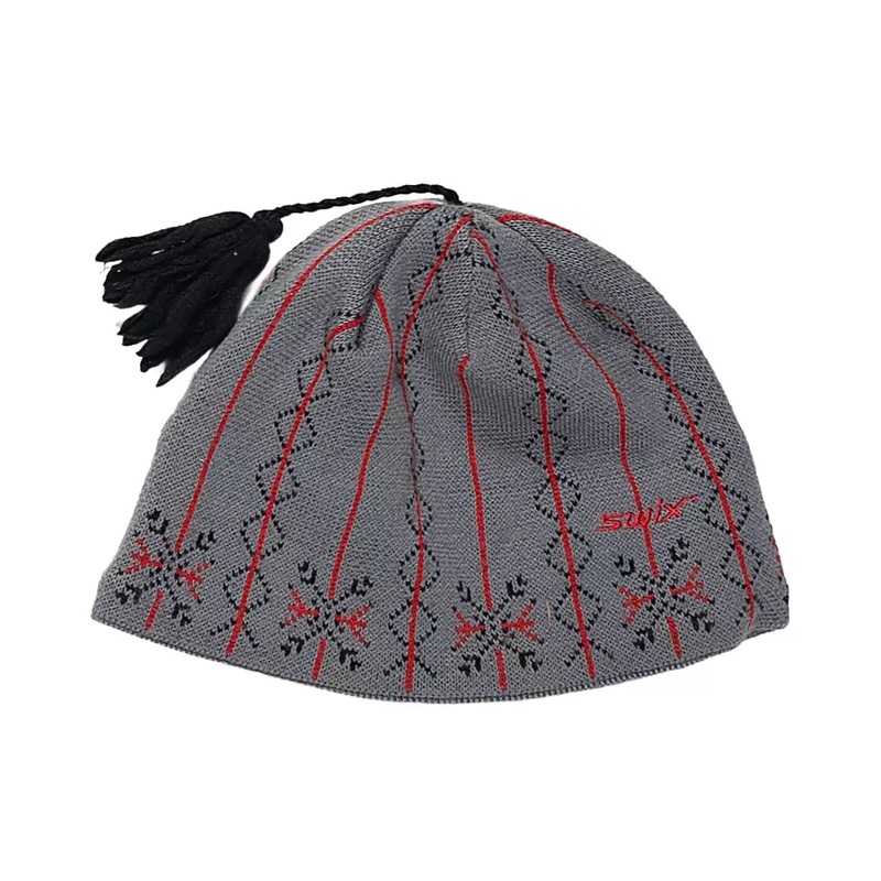 Swix Beanie Gray/Red