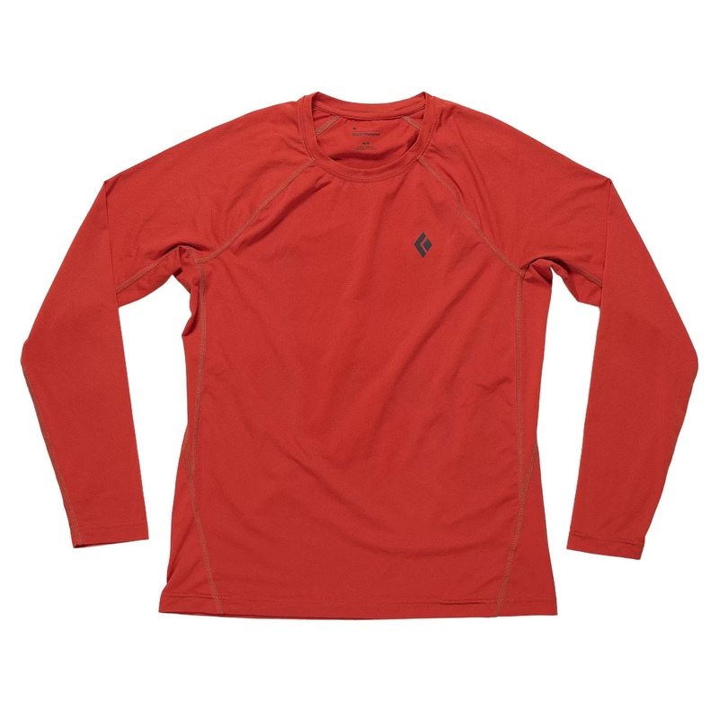 Black Diamond Alpenglow Long Sleeve Crew Red