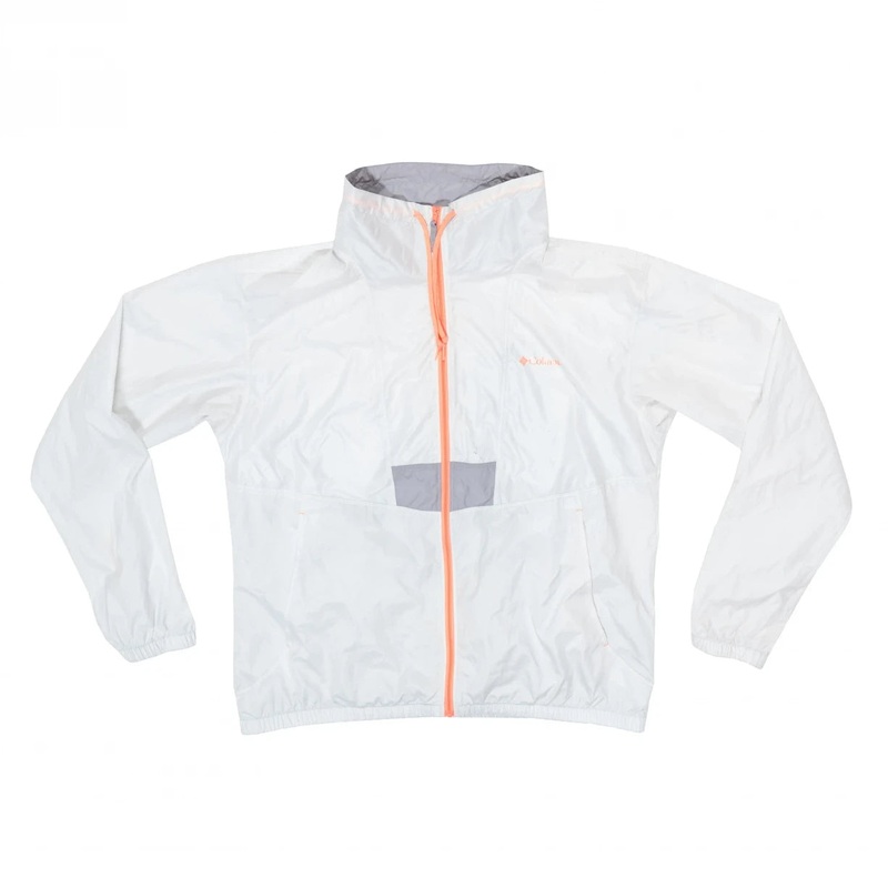 Columbia Flash Forward Windbreaker Jacket – Women’s White/Pink