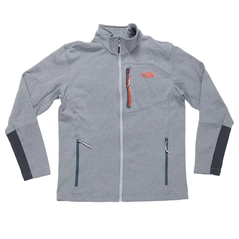 The North Face Full Zip Fleece Jacket – Men’s Gray