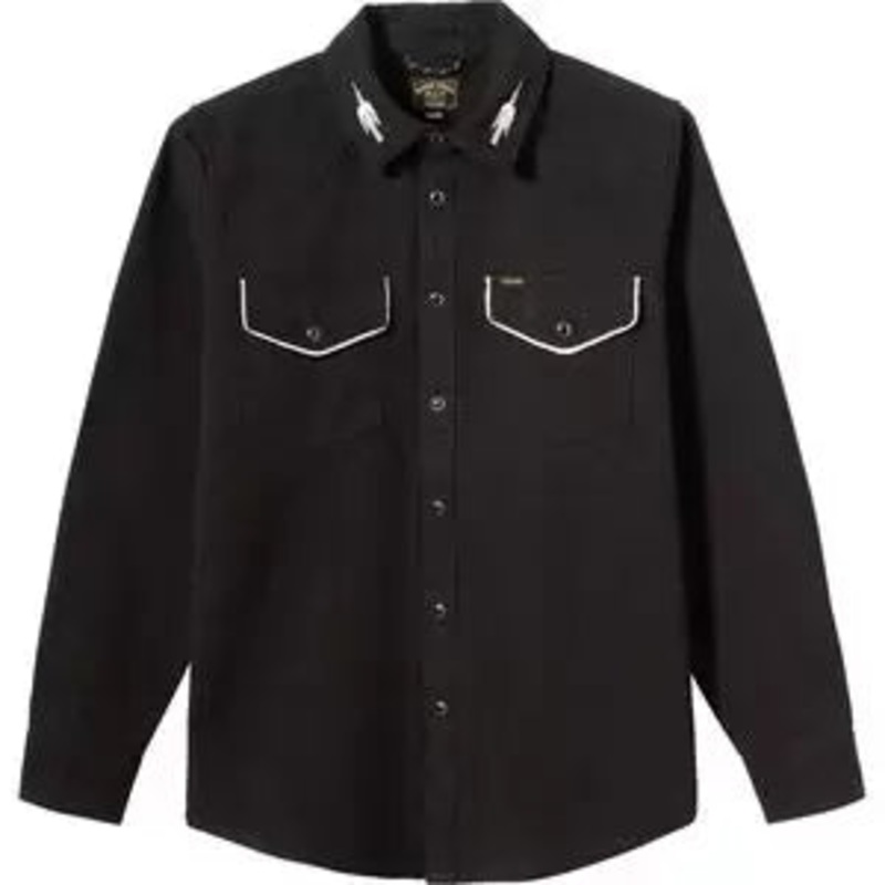 Dark Seas Corvallis Heavyweight Woven Shirt Black