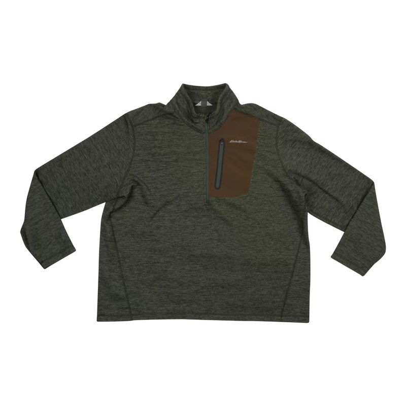 Eddie Bauer 1/2-Zip Fleece Pullover – Men’s Green