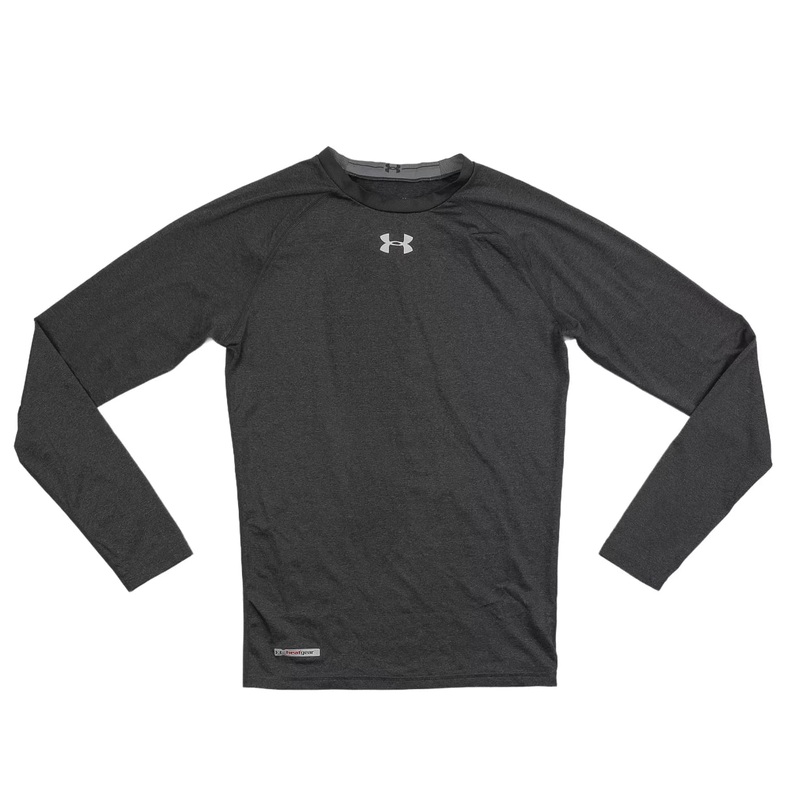 Under Armour HeatGear Sonic Compression Long Sleeve Shirt – Men’s Gray
