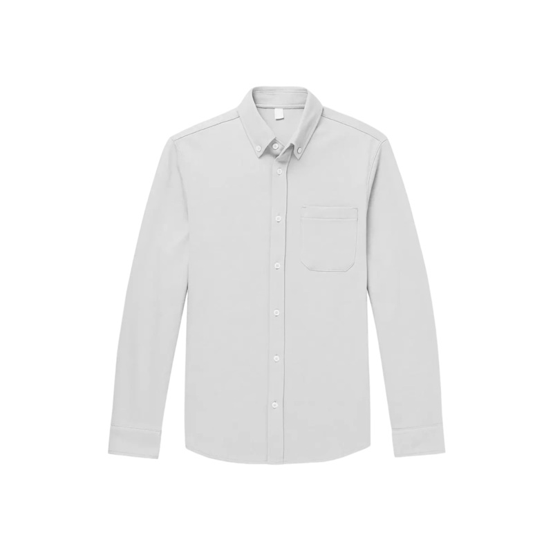 Western Rise Limitless Merino Button-Down Smoke