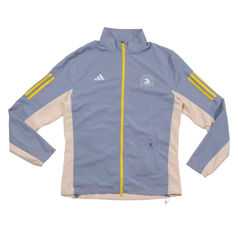 Adidas Boston Marathon 2023 Celebration Running Jacket Blue/Gray
