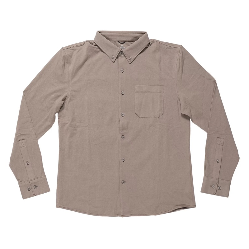 Western Rise X Cotton Button Down Sand