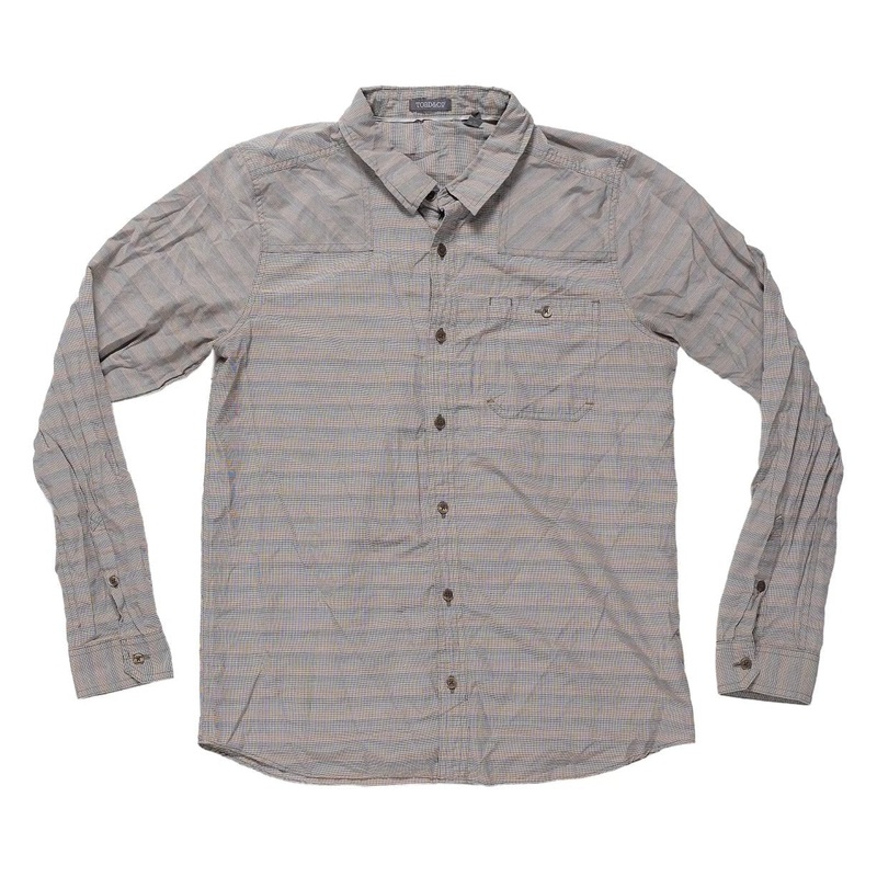 Toad&Co Wonderer Long Sleeve Shirt – Men’s Grey