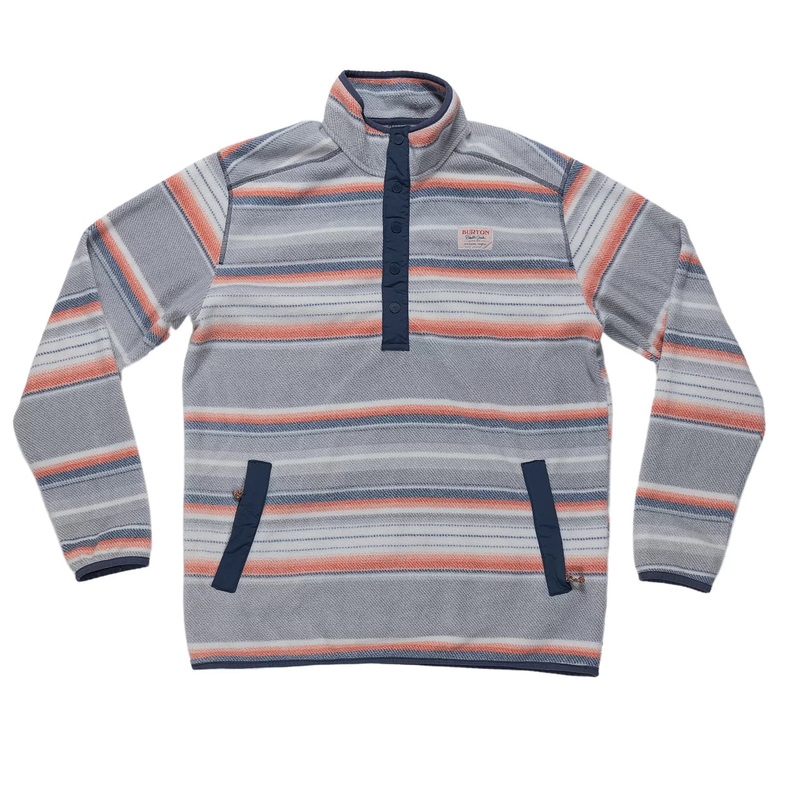 Burton Hearth Fleece Pullover – Men’s Grey