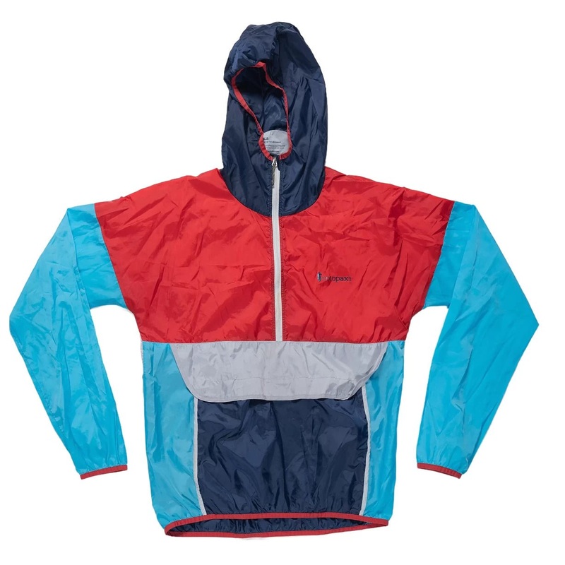 Cotopaxi Teca Calido Technical Windbreaker – Men’s Red/Blue