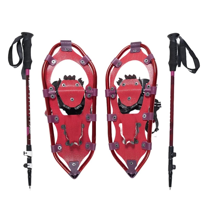 Yukon Charlie’s Advanced Float Snowshoe Kit Pink