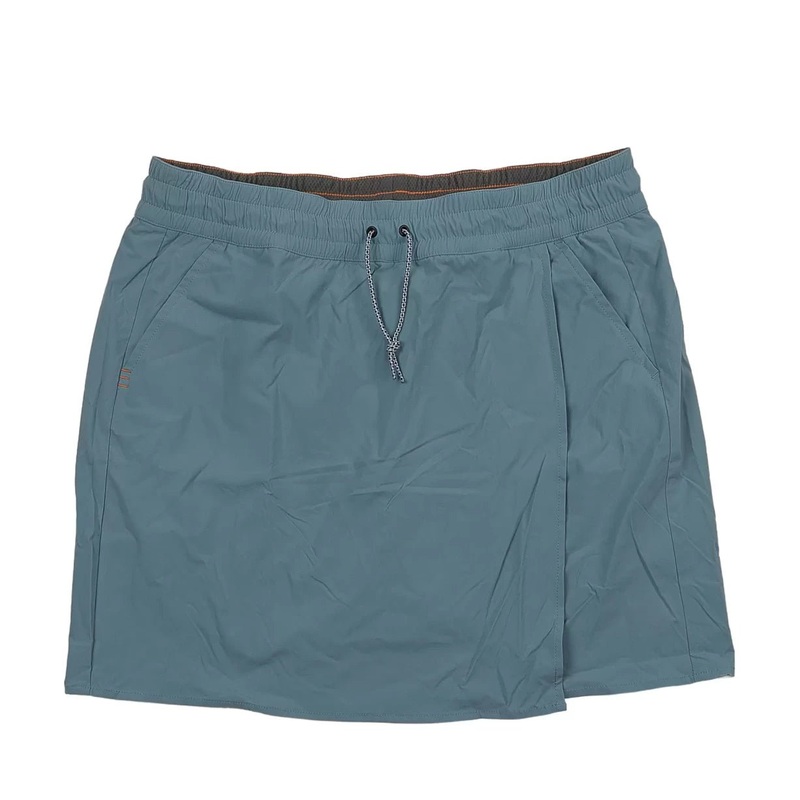 Orvis Quick-Dry Stretch Faux-Wrap Skirt – Women’s Blue