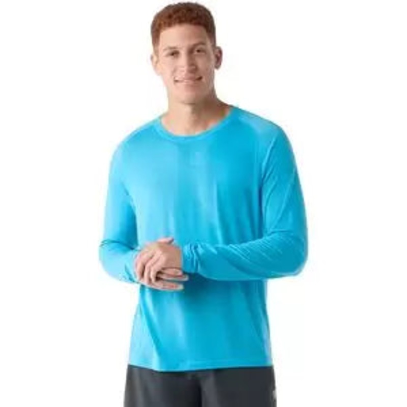SmartWool Merino Sport Ultralite Long-Sleeve Shirt Pool Blue
