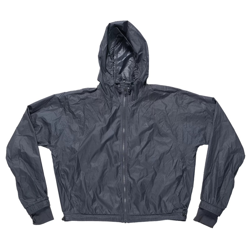Adidas Cropped Windstopper Running Jacket Grey