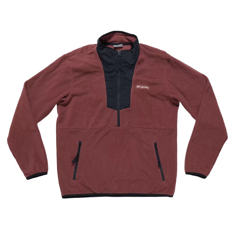 Columbia Sequoia Grove Half Zip Fleece – Men’s Maroon