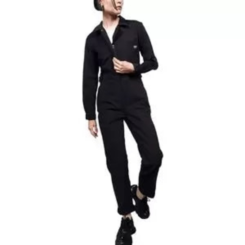 Wildfang The Essential Long-Sleeve High Waisted Coverall Black