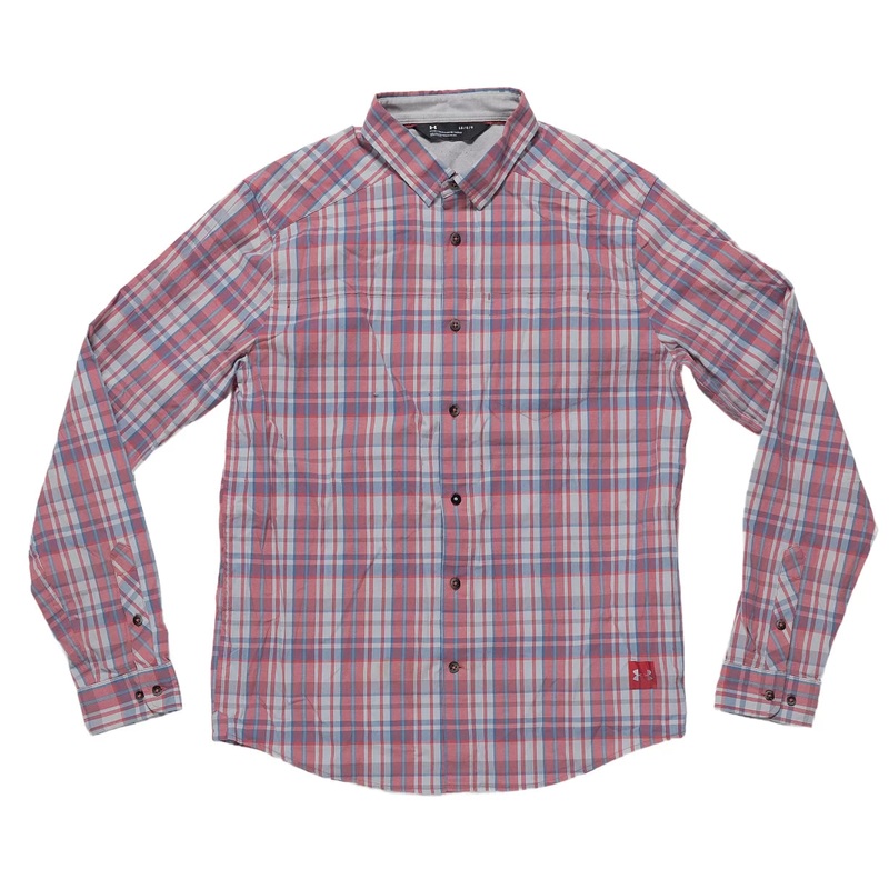 Under Armour Button Up Long Sleeve – Men’s Red