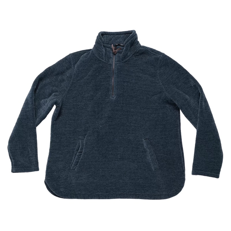 32 Degrees Heat Mock Neck Fleece 1/4 Zip Pullover Sweater – Women’s Teal