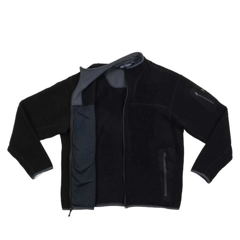 Arc’teryx Full-Zip Fleece Jacket – Men’s Black