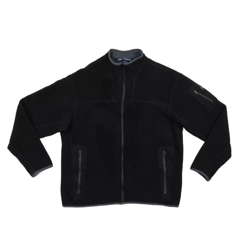Arc’teryx Full-Zip Fleece Jacket – Men’s Black