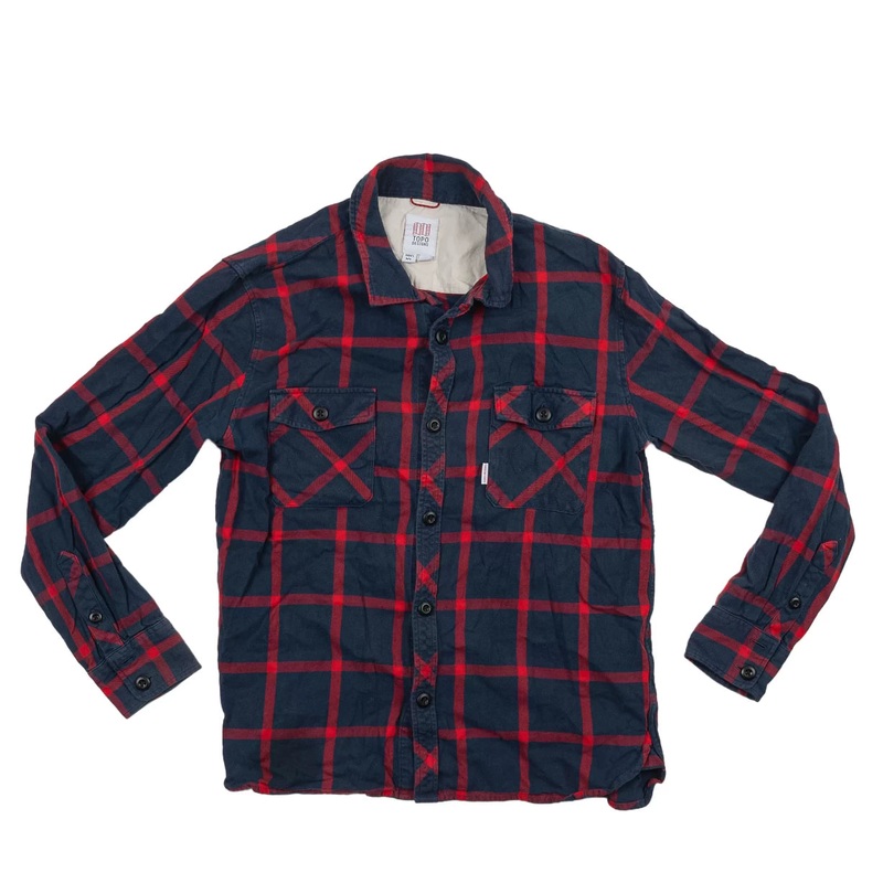 Topo Designs Flannel Shirt – Men’s Red/Blue